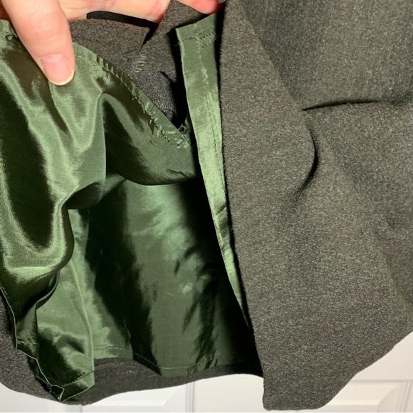 Touch Charcoal Gray Wool Blend Mini Pencil Skirt, [Sz 16] NWT - Picture 6 of 6